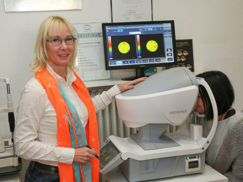 Sehtest bei Carena Widtmann